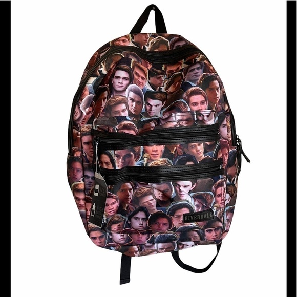 🌻 NWT- Riverdale Archie & Jughead Canvas Backpack - Picture 1 of 5